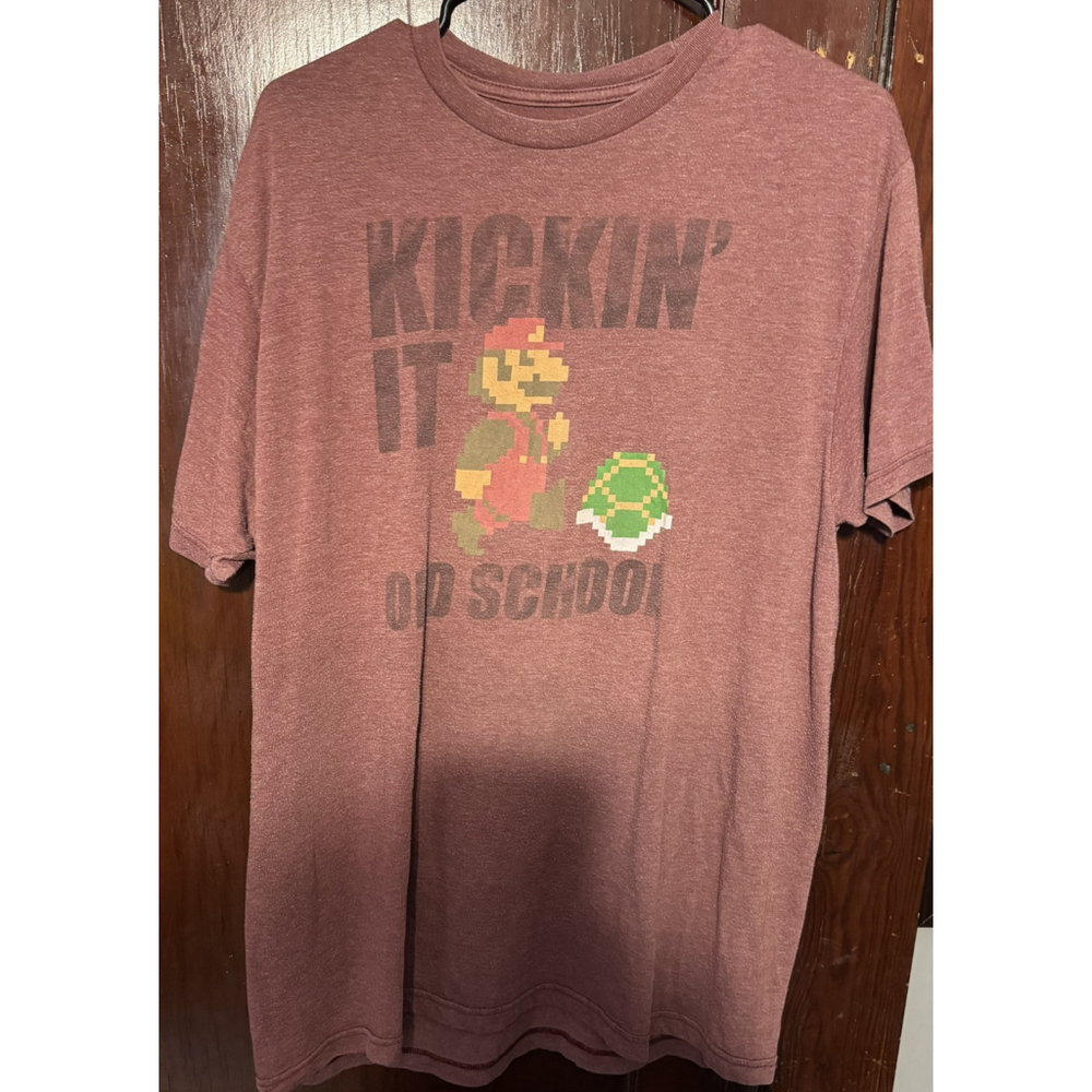 Super Mario Brothers T-Shirt Men's Size XL Red